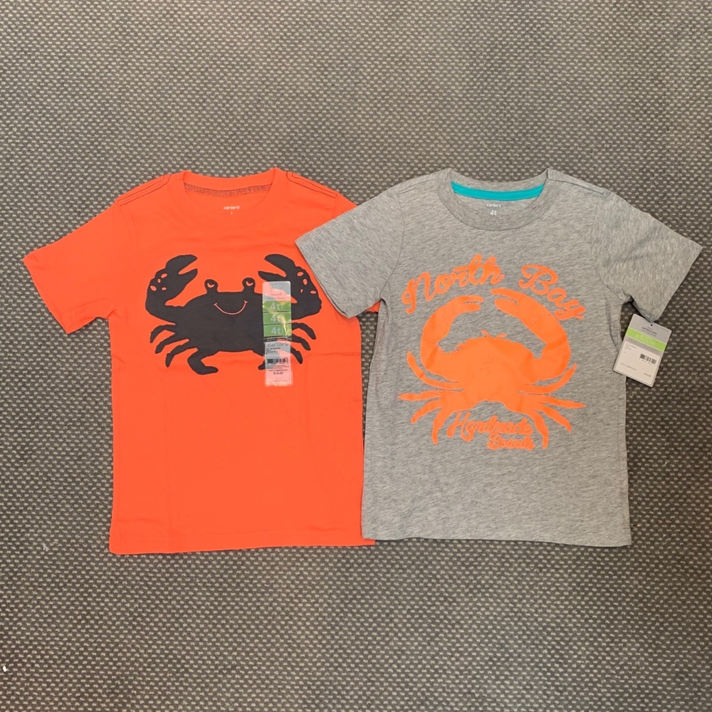 Carter’s Toddler Boy Shirts- New with Tags